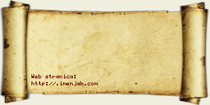 Jelisava Rakovac vizit kartica